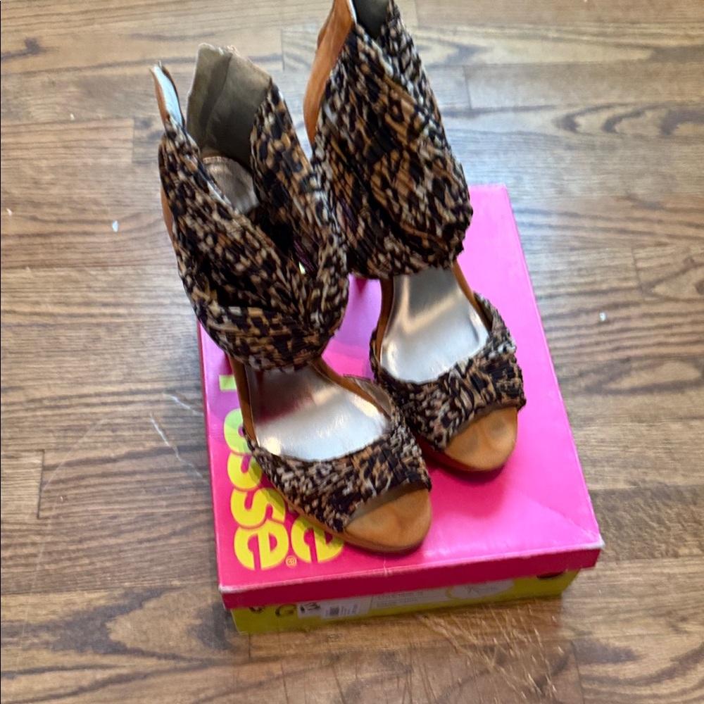 Charlotte Russe Animal Print Heels